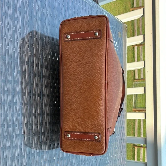 Dooney & Bourke Brown Shoulder Bag with Gold Accents - Picture 5 of 13